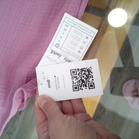 Emk Soft Pink Fabric NOT MICHEAL KORS Will Not Let Me Remove Name Brand - Picture 3 of 3